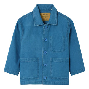 American Vintage - Chaqueta de trabajo abotonada Comow | Azul