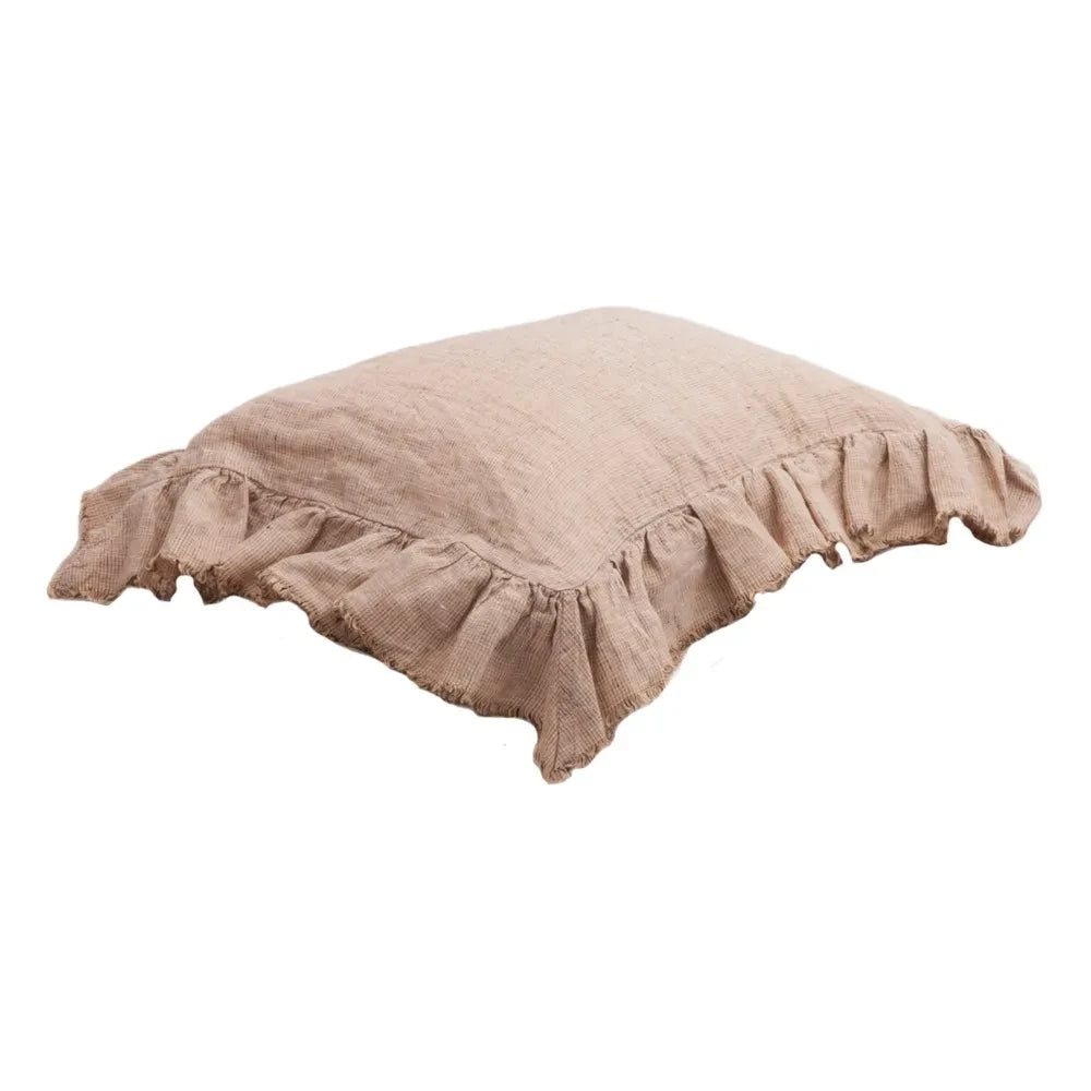 Funda de almohada de lino lavado Maison de Vacances - Boho | Calisson