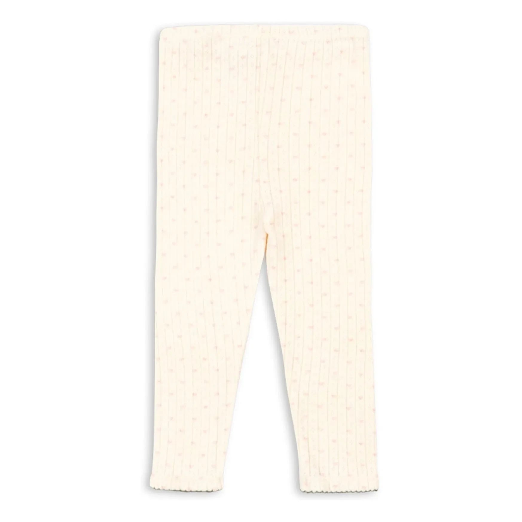 Konges Sløjd - Mallas de algodón orgánico Minnie Hearts | Crudo