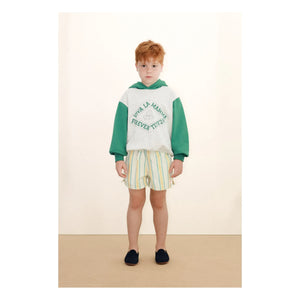 Tinycottons - Pantalones cortos a rayas | Blanco