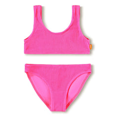 Molo - Bañador acanalado Nola Crepe Fibra Reciclada | Fucsia