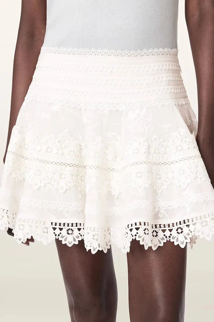 AllSaints Falda de algodón LILLITH