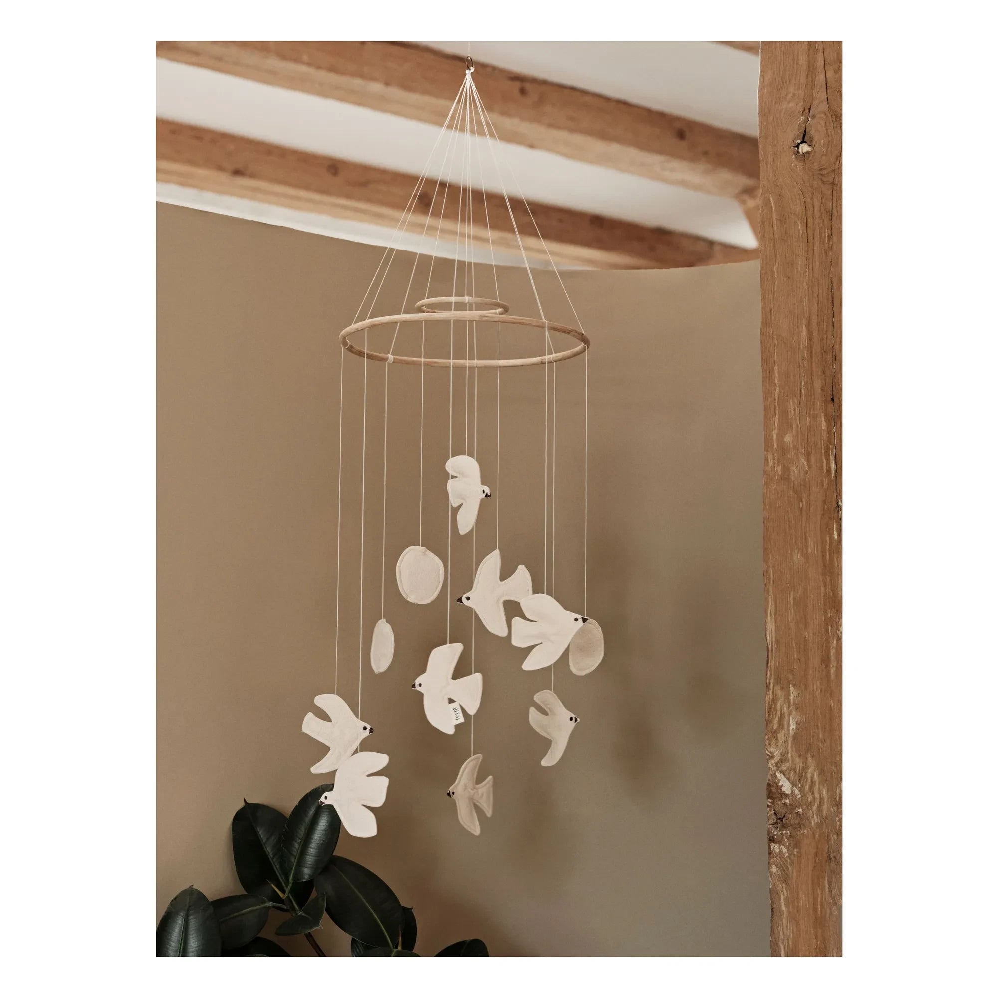 Ferm Living Kids - Móvil Swif Bird | Natural