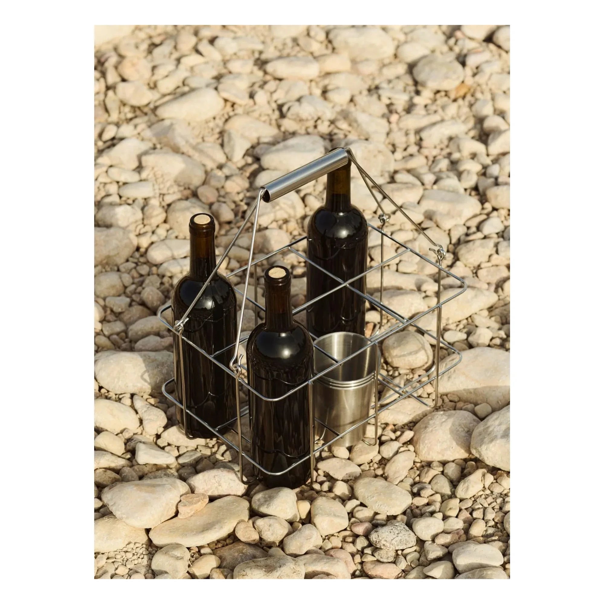 Hay - Soporte de botella de acero Outdoor Market, Jasper Morrison | Acero