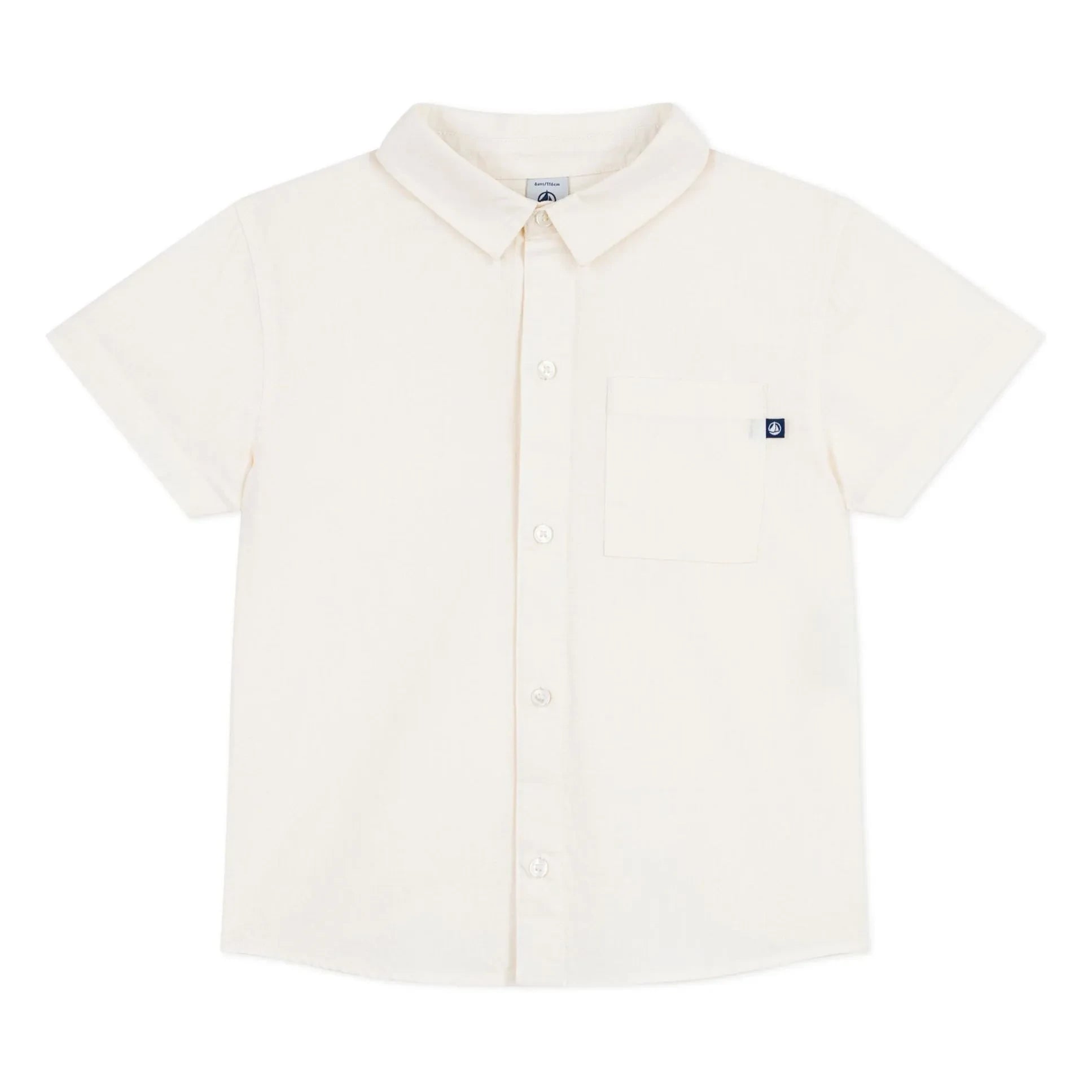Petit Bateau - Camisa de lino | Crudo