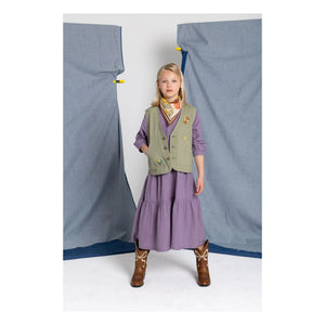 Hundred Pieces - Chaleco Sin Mangas Botas | Verde almendra