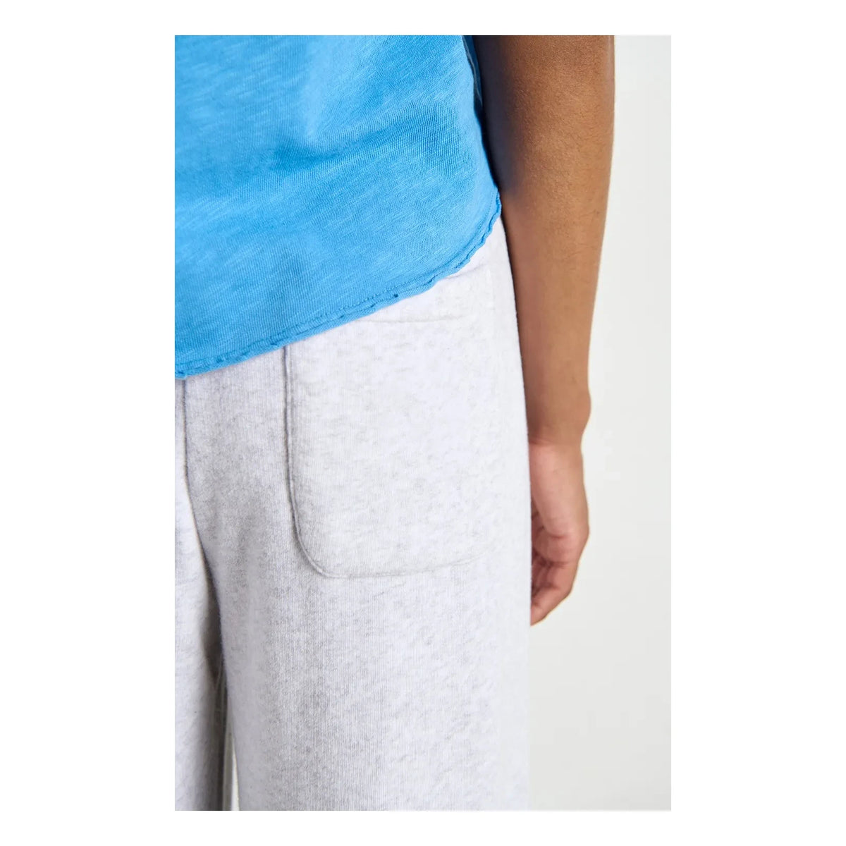 American Vintage - Atubay Pamuk Jogger Pantalón | Azul hielo