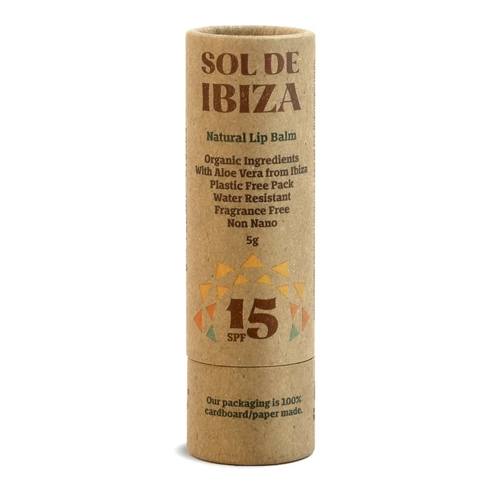 Sol de Ibiza - Bálsamo labial natural SPF15 - 5 g
