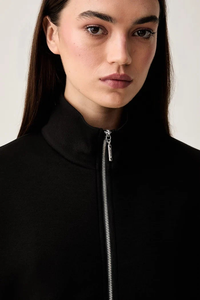 Sudadera de algodón con cremallera MM by Max Mara para mujer MMLVOLUME
