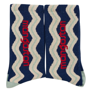 Maison Mangostan - Calcetines Wave | Azul