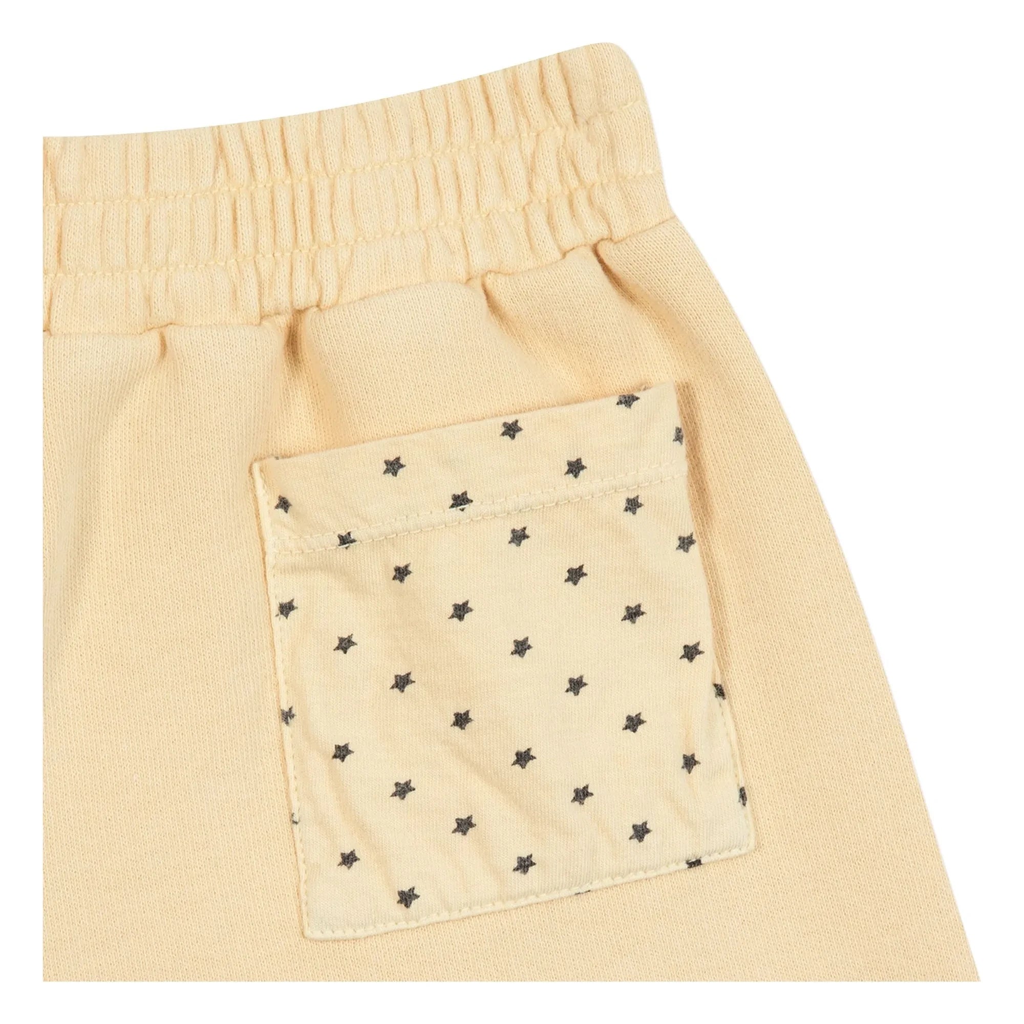 Bonton - Lolo Garm Pantalones cortos con estrellas en los bolsillos | Vainilla