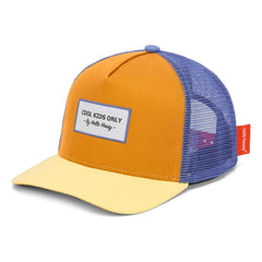Hello Hossy - Gorra Trucker Mini de Algodón Orgánico con Visera Curva | Camel