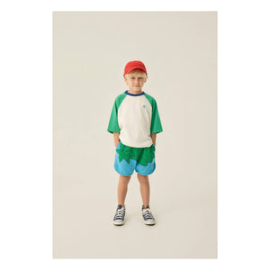 Camiseta de bloques de color oversize The Campamento | Crudo