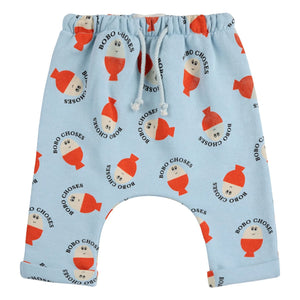 Bobo Choses - Bobo joggers de algodón orgánico | Azul claro