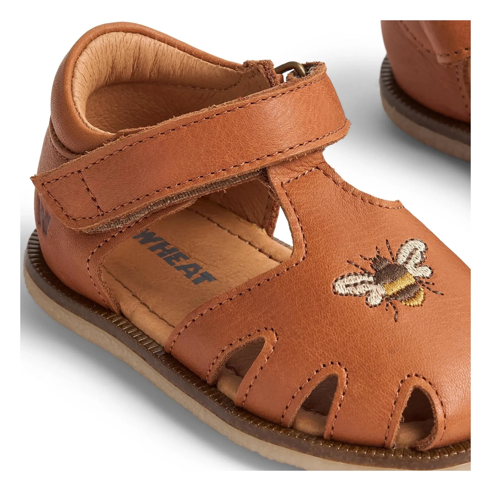 Trigo - Sandalias de piel Abeilles Lowe | Marrón