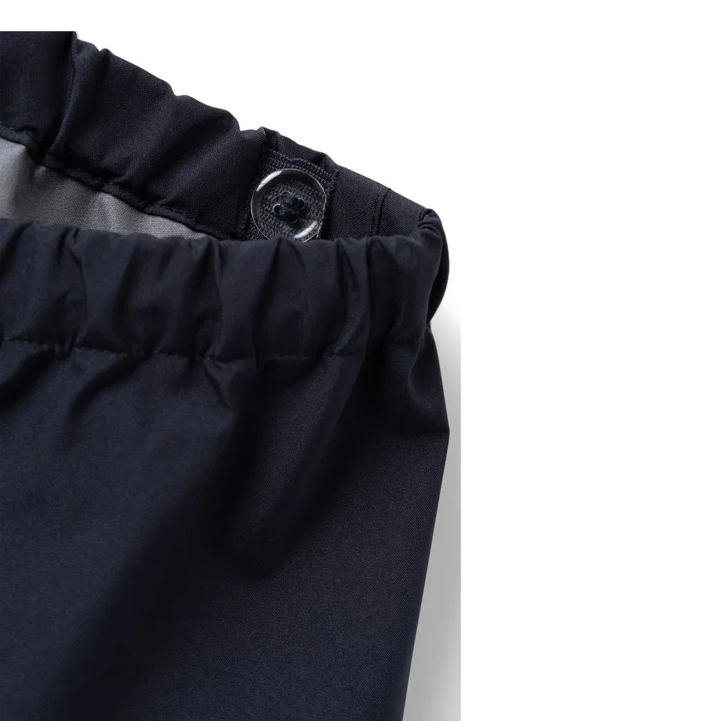 Liewood - Pedia Set impermeable de fibra reciclada con bloques de color | Verde oscuro