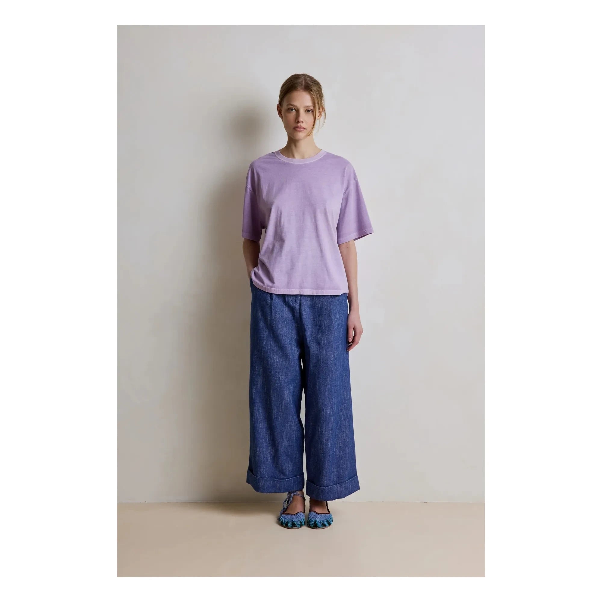 Hod - Camiseta de Algodón Ámbar | Lila