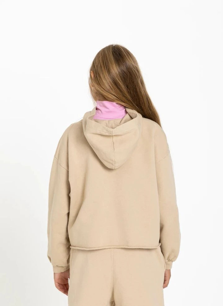 Smallable Kid - "Petal Keep On Moving" Sudadera | Beige