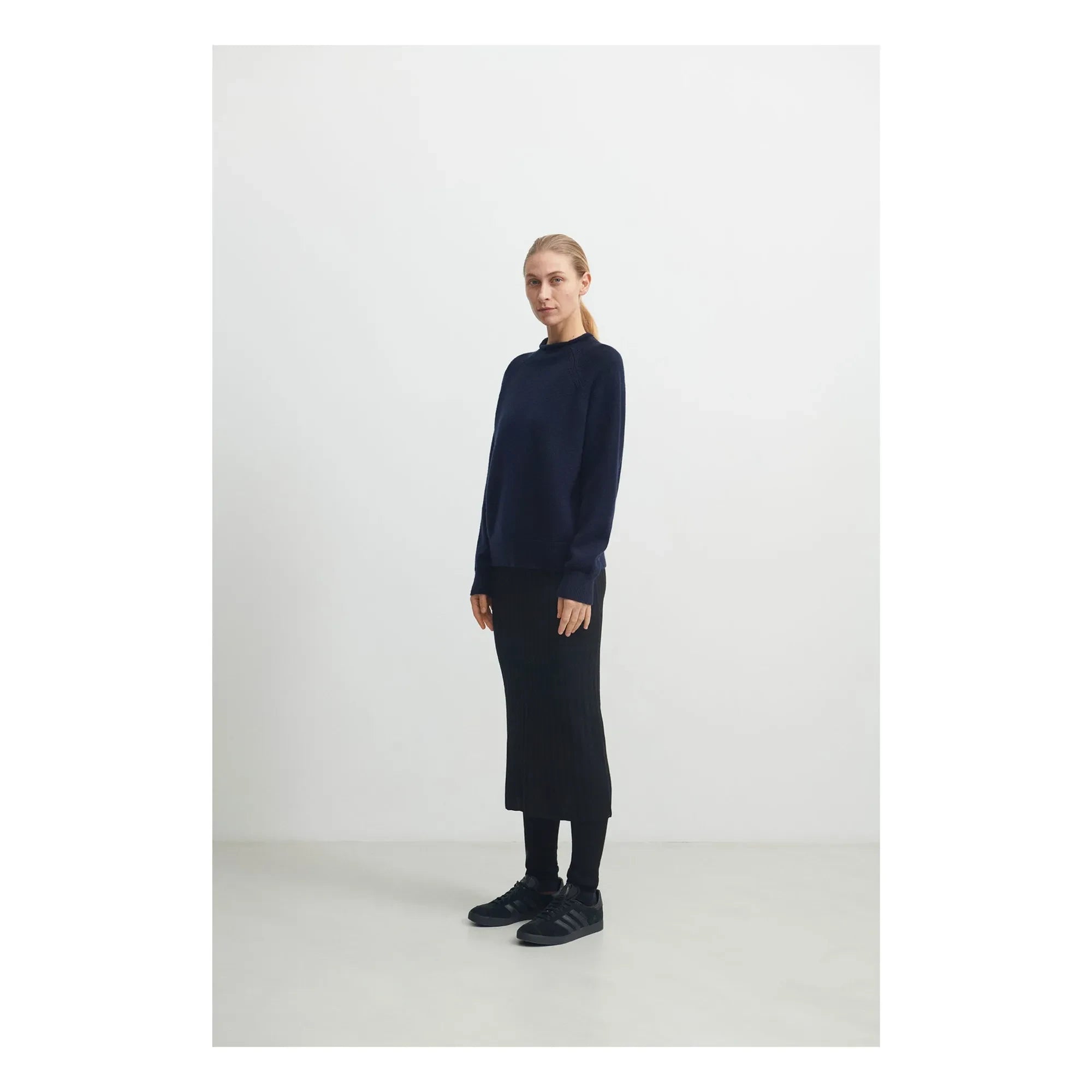 FUB - Jersey de lana merina - Colección Mujer | Azul marino