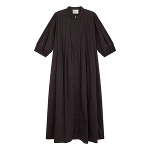 Leon & Harper - Vestido de algodón orgánico Roca | Carbon