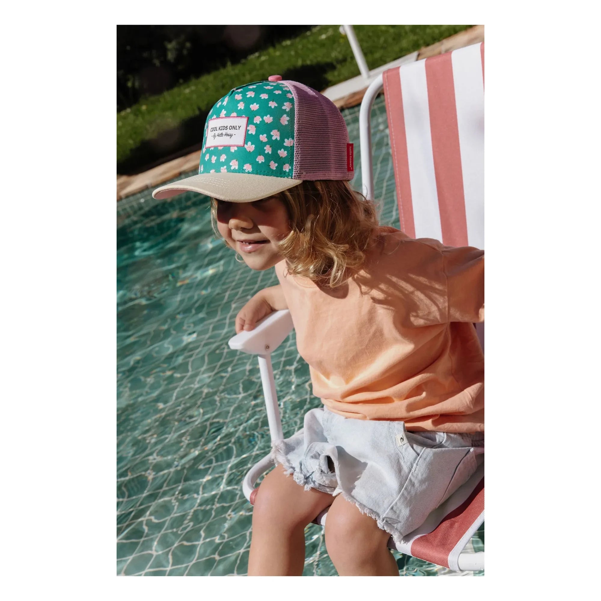 Gorra trucker curva Garden Joy Hossy - Fibras recicladas | Verde