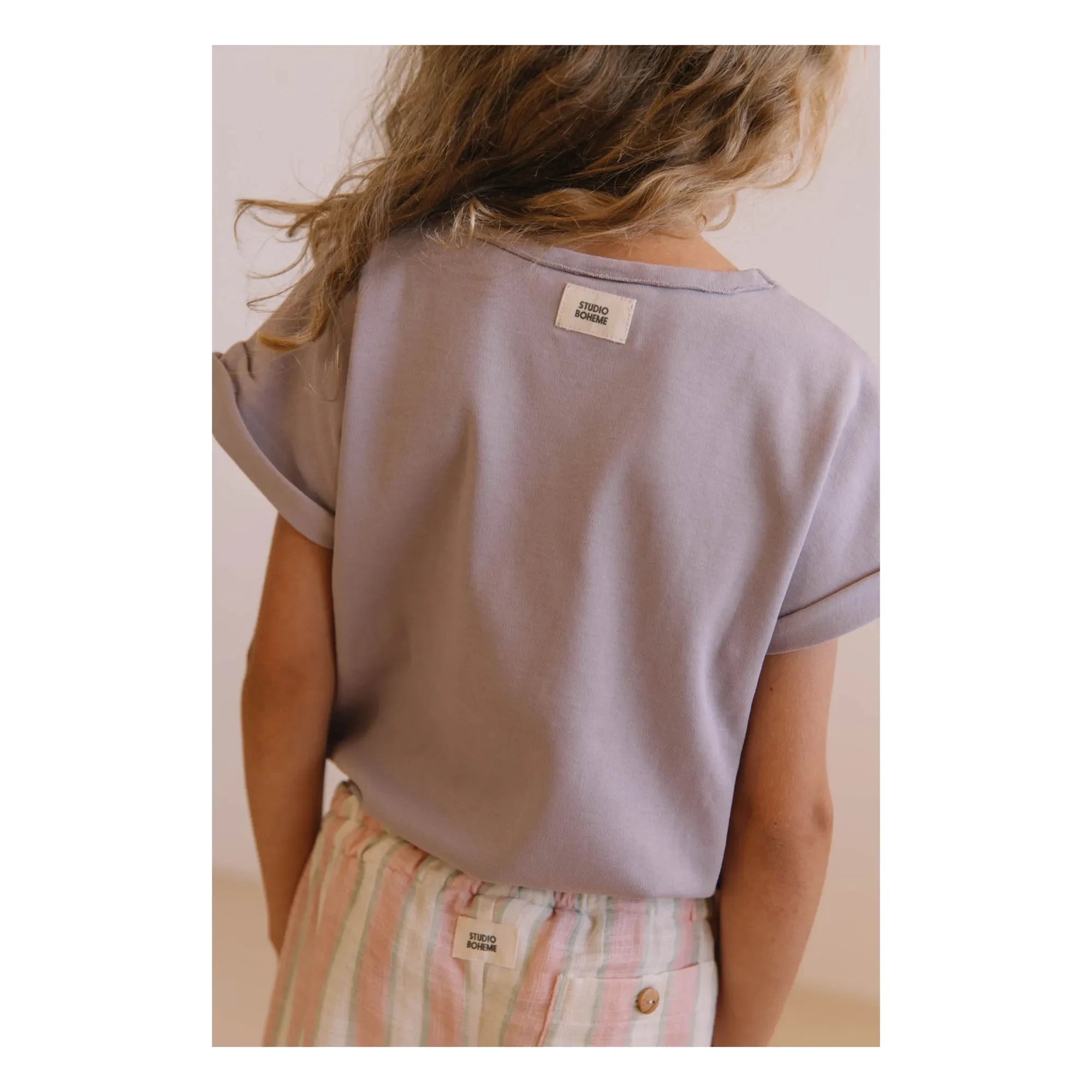 Studio Bohème - Camiseta de algodón orgánico Bama | Lila