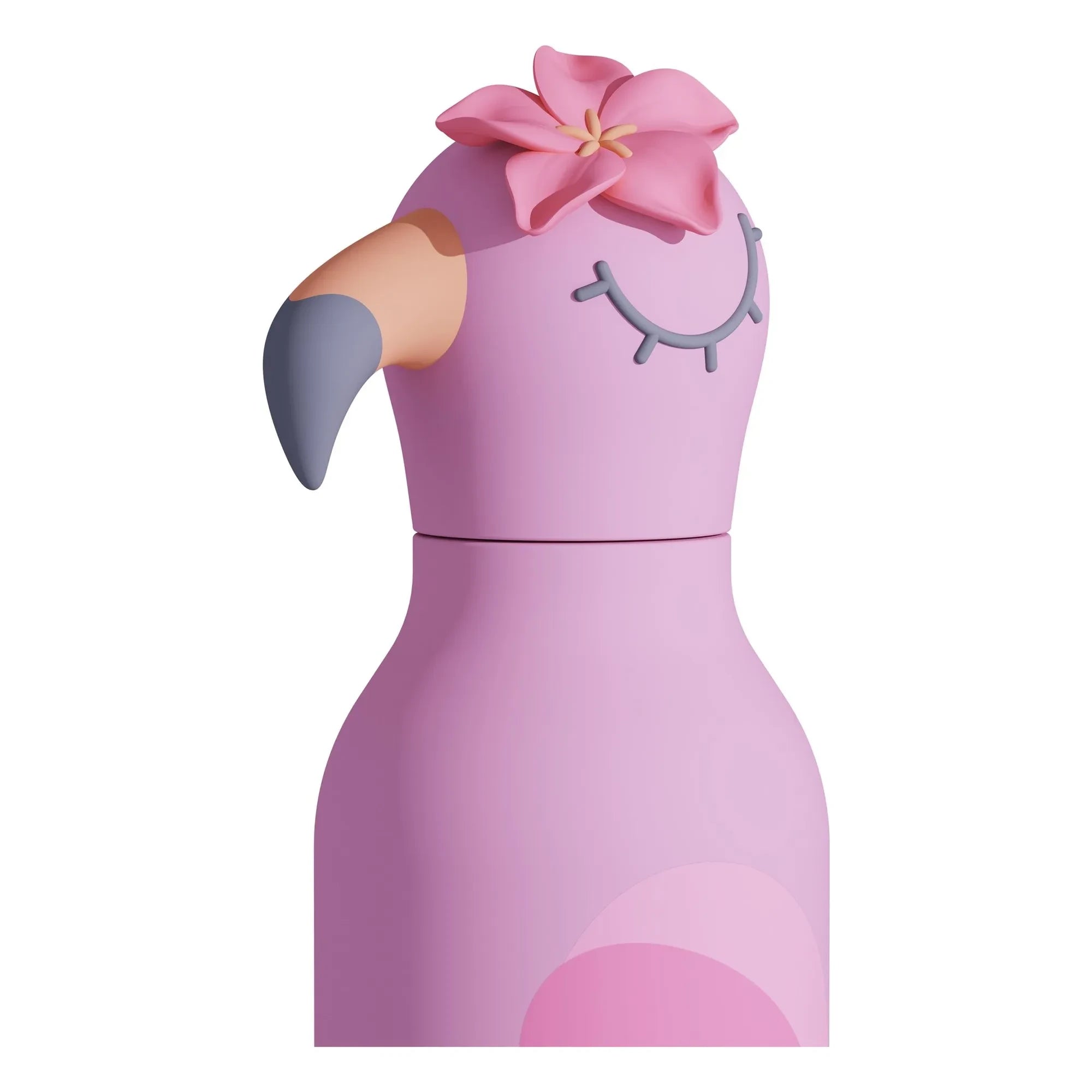 Asobu - Botella de agua de acero inoxidable Flamenco Rosa | Rosa