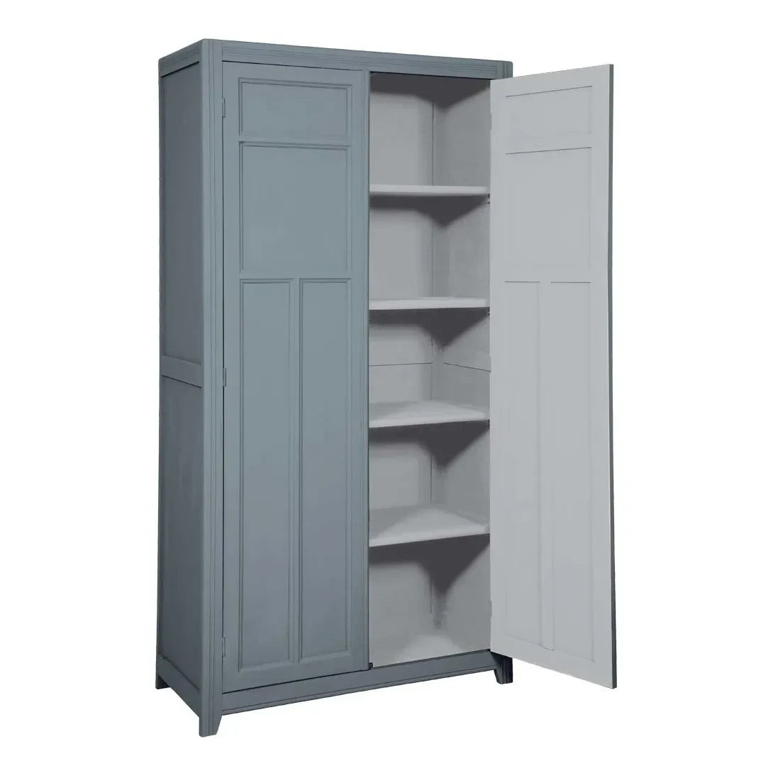 Laurette - Armario parisino - Gris oscuro/Gris claro