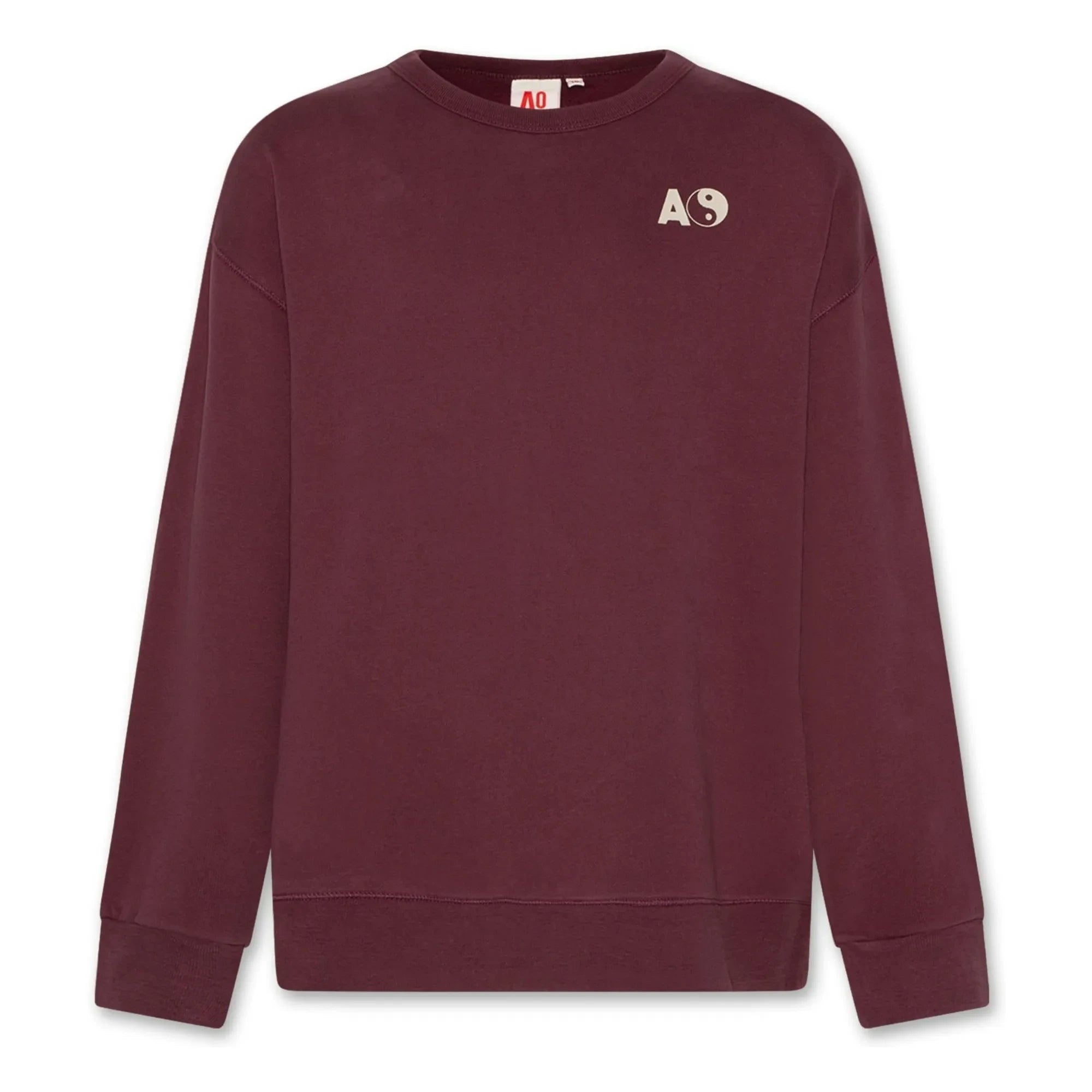 AO76 - Oscar Sorry organik pamuk sweatshirt | Bordo