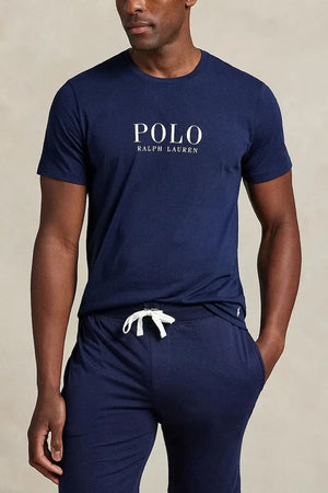 Camiseta de pijama de algodón de manga corta Polo Ralph Lauren