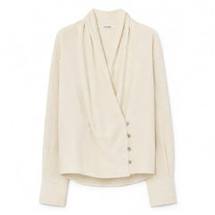 Pomandère - Blusa cruzada | Crema