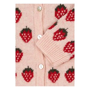 Konges Sløjd - Chaleco de lana Belou Strawberry | Rosa