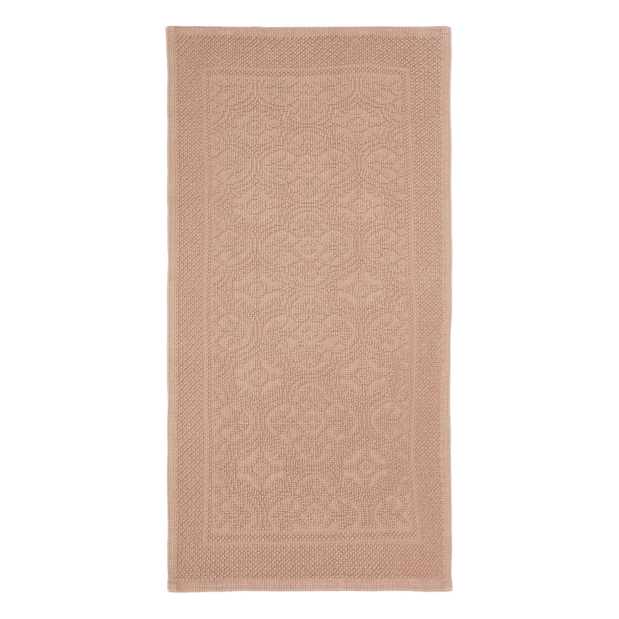 Alfombra de baño Haomy - Kymi | Rosa beige