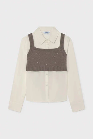 Camisa de algodón Mayoral para niños