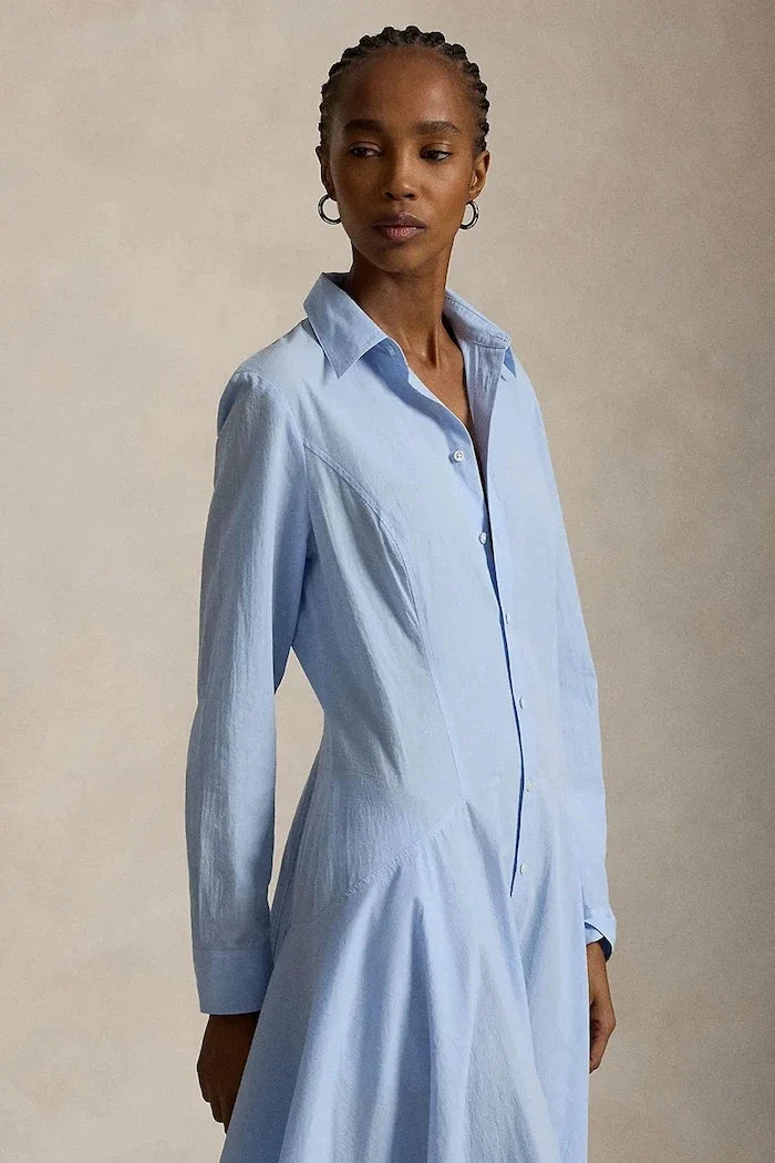 Vestido camisero de algodón Polo Ralph Lauren