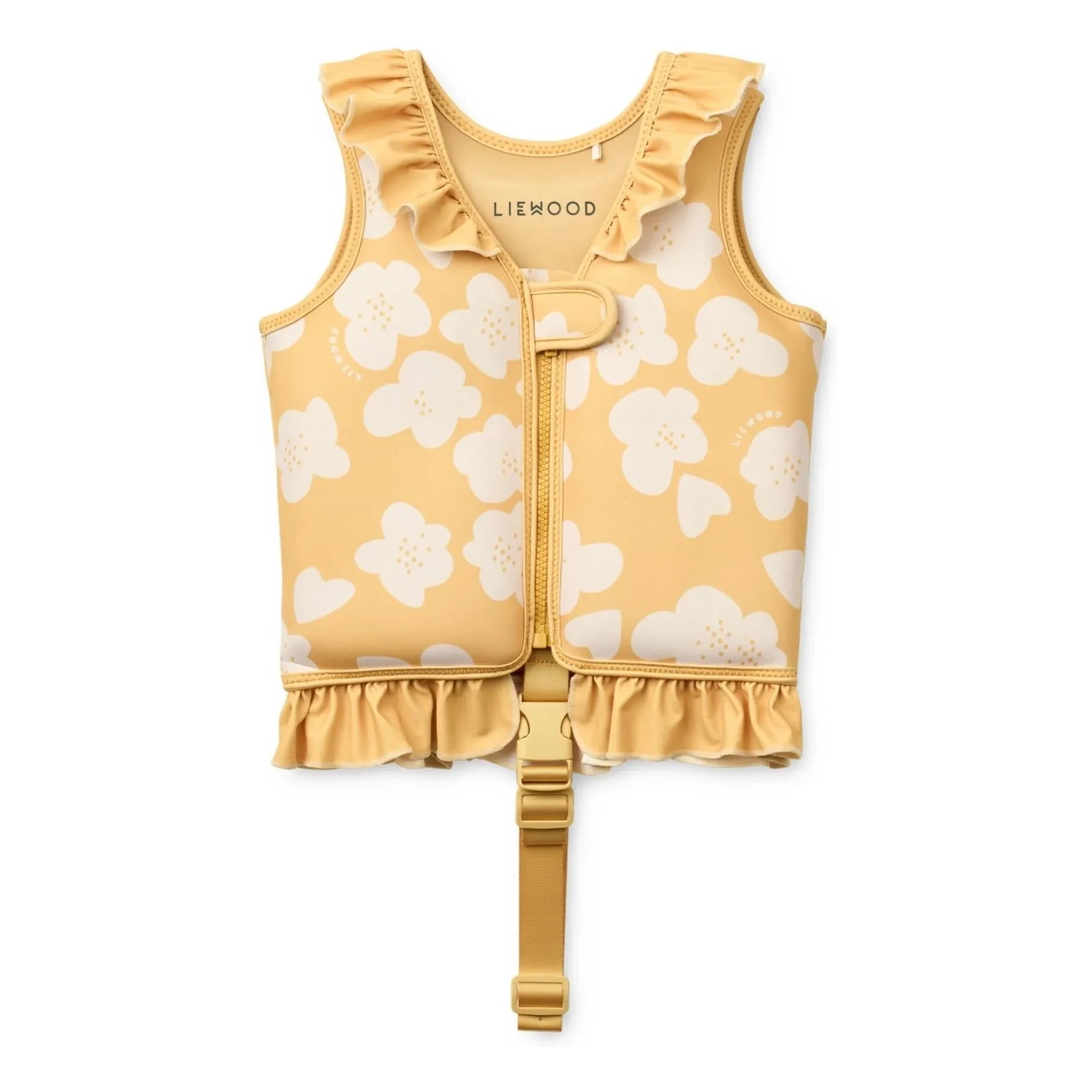 Liewood - Chaleco de natación Dove | Amarillo flor/limón