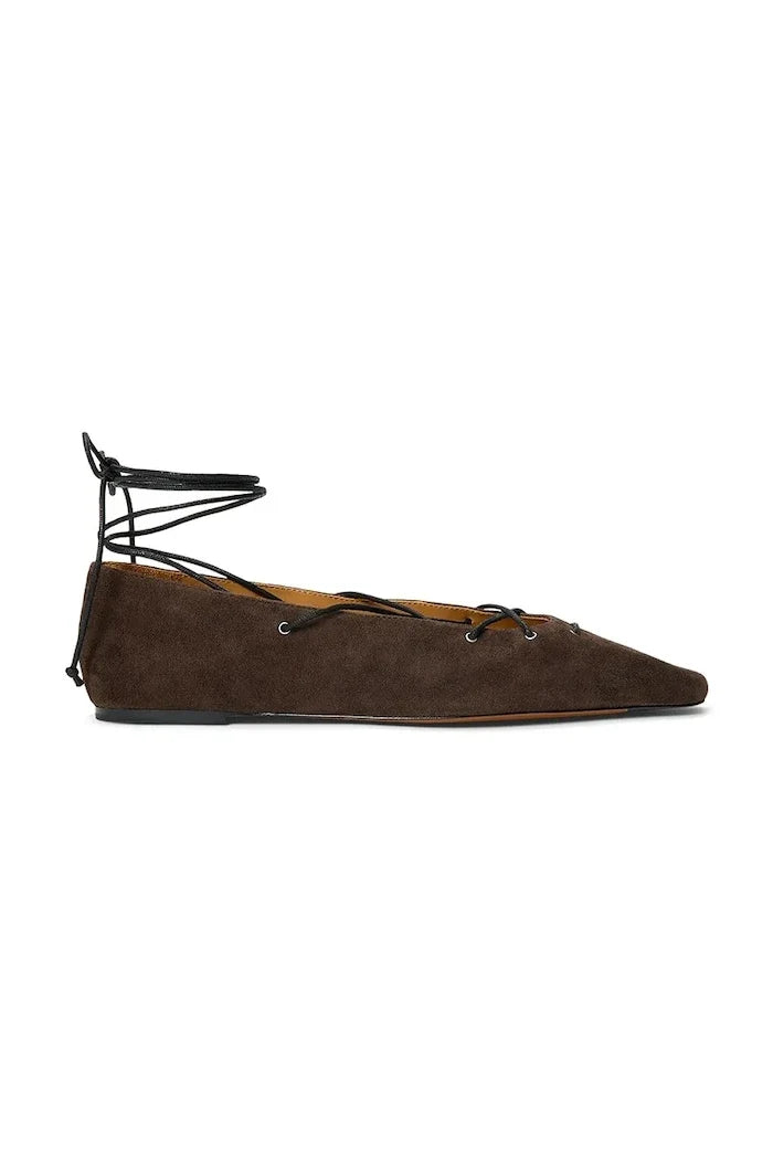 Polo Ralph Lauren bailarinas de ante Lce Pnt Blt
