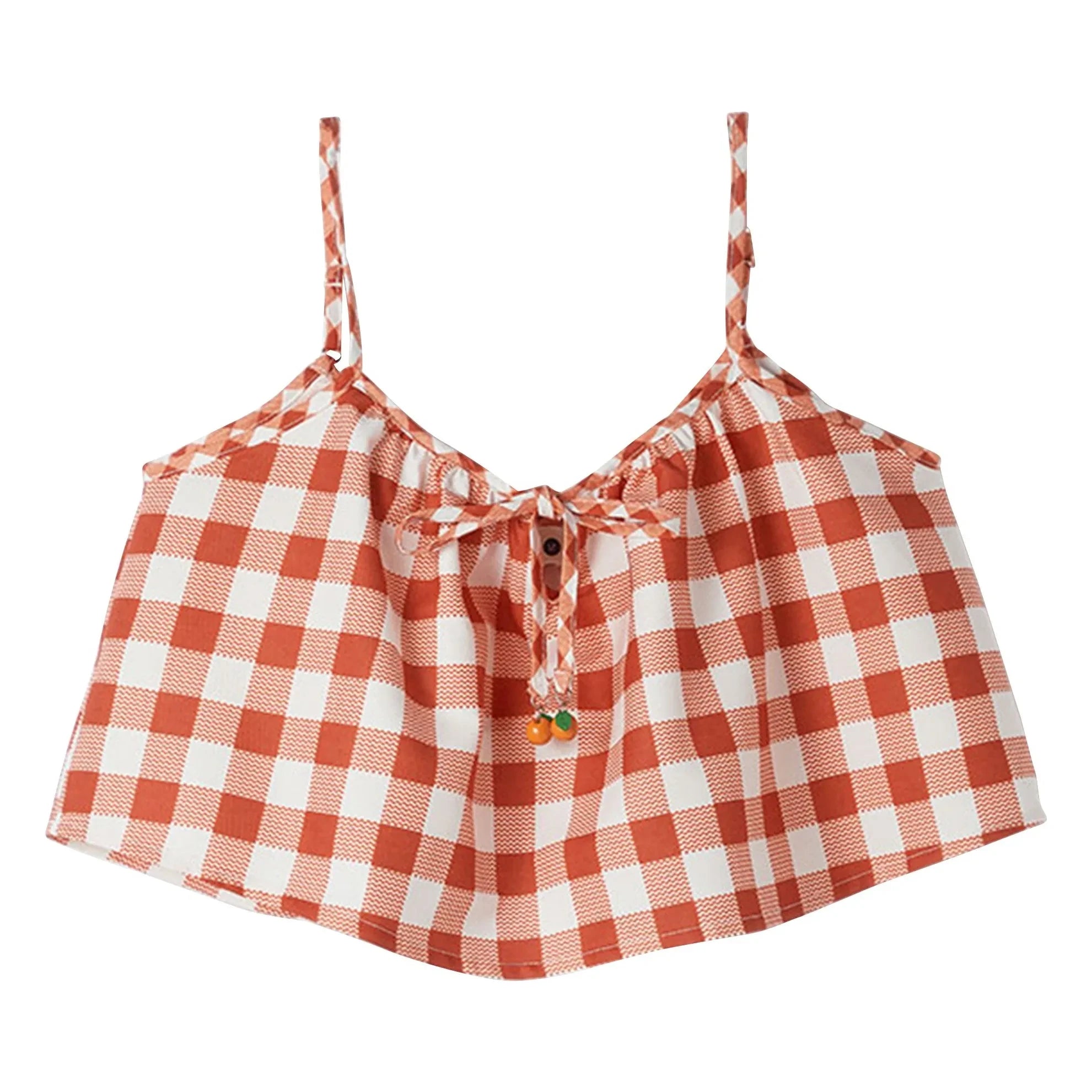 Fabula - Crop Top Vichy | Rojo