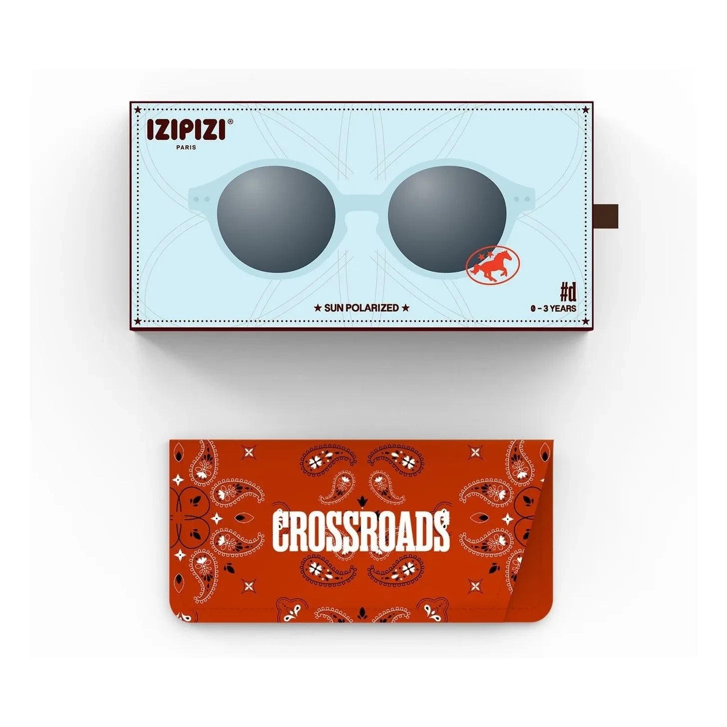 IZIPIZI - Gafas de Sol #D Bebé | Azul cielo