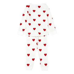 Petit Bateau - Pijama de algodón orgánico Mison | Blanco