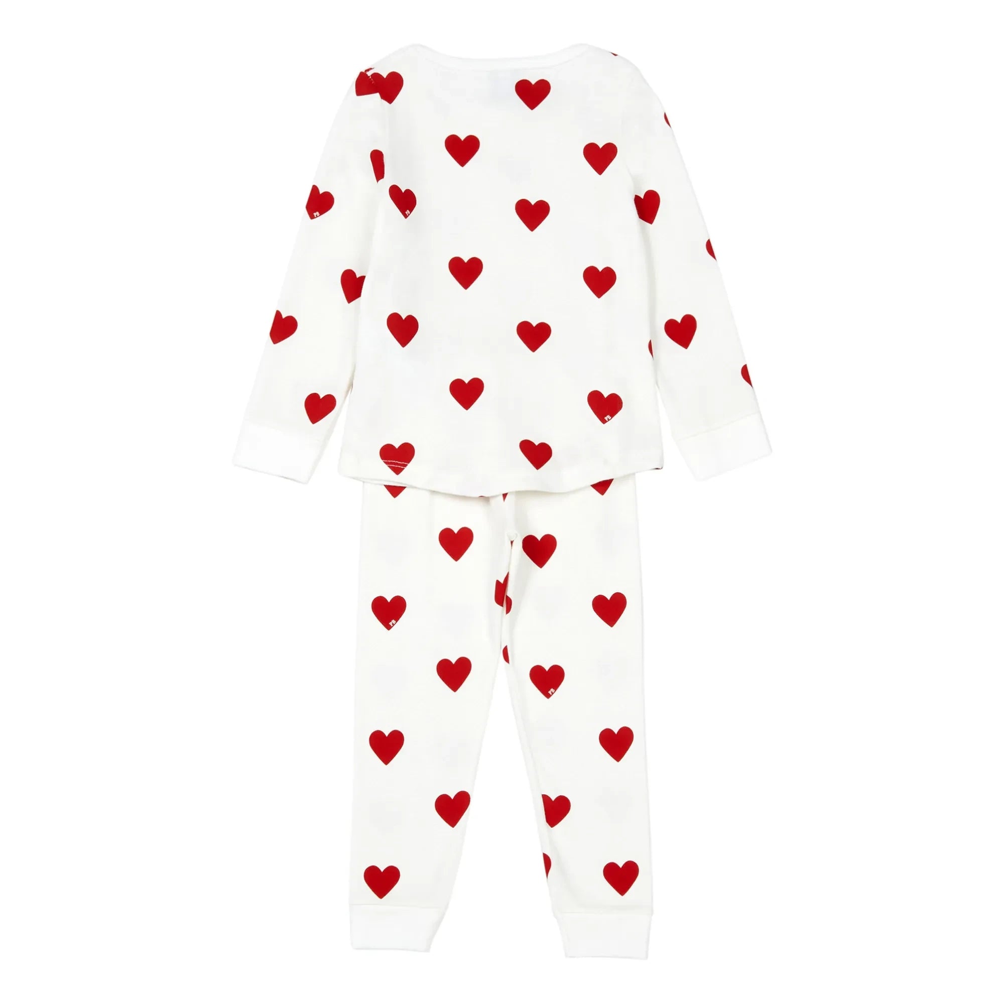 Petit Bateau - Pijama de algodón orgánico Mison | Blanco