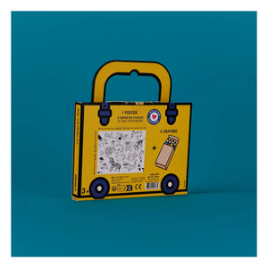 Omy - Mini set de colorear animales