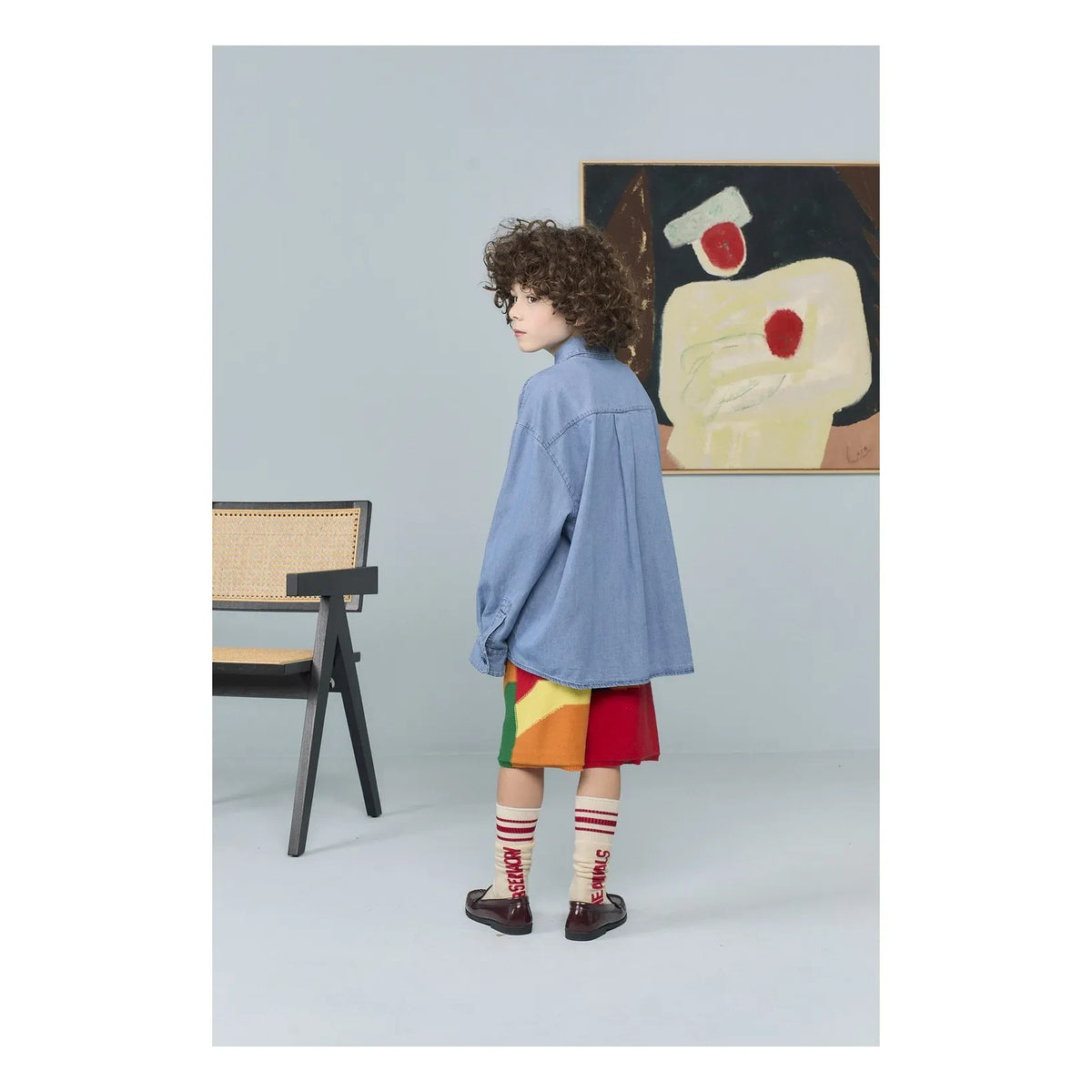 The Animals Observatory - Wolf Denim Shirt | Blue