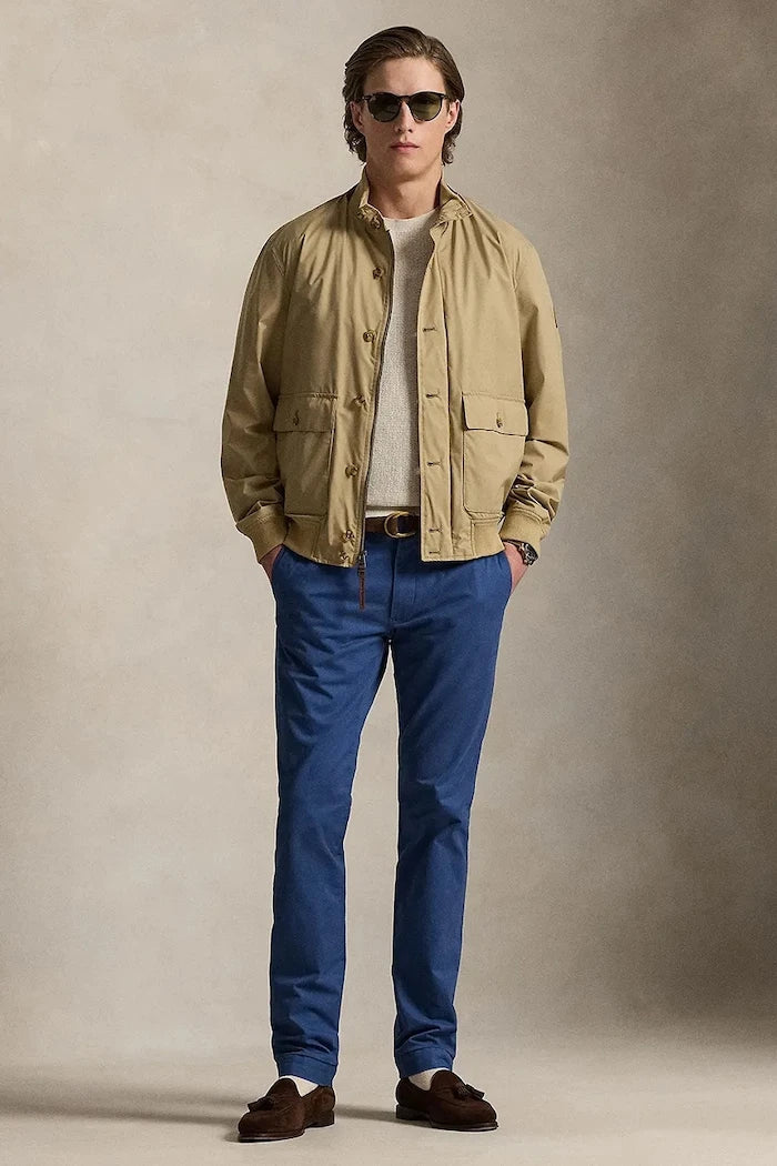 Pantalón de algodón slim fit para hombre Polo Ralph Lauren Slim Fit HDN Pant