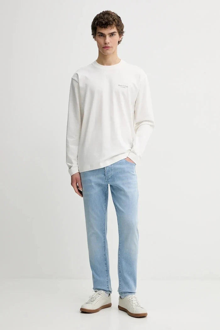 Blusa de manga larga de algodón Marc O'Polo