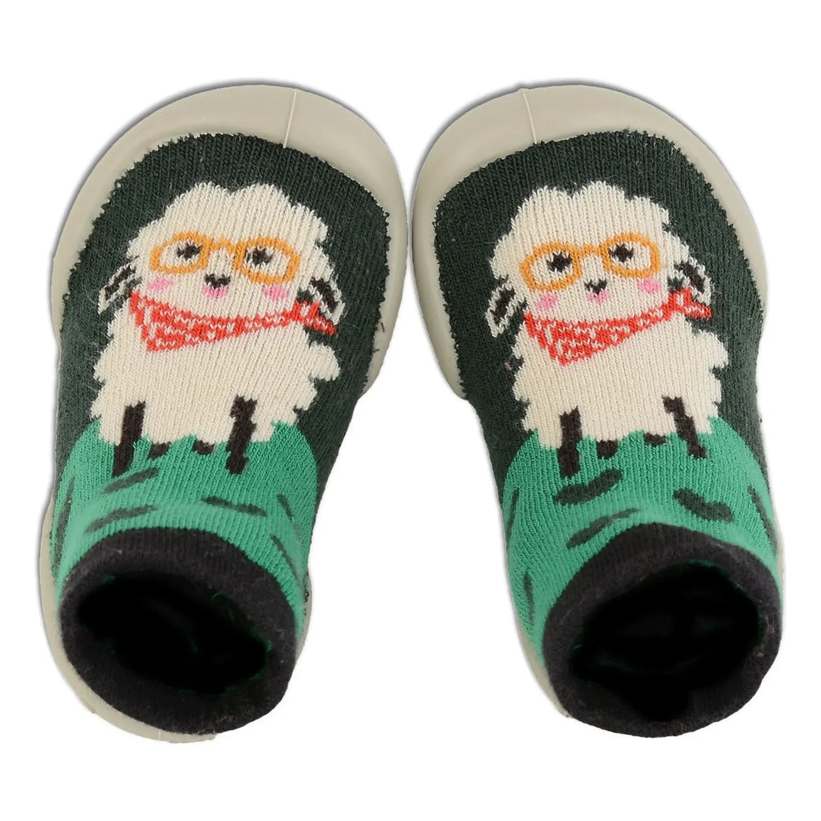 Collégien - Zapatillas de estar por casa Kind Farm Shaun | Verde