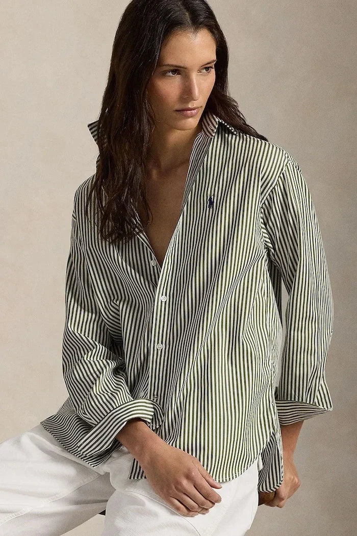 Polo Ralph Lauren Camisa de algodón para mujer