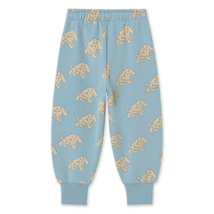 Tinycottons - Pantalón deportivo de algodón orgánico para perros | Azul claro