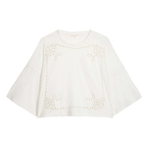 Louise Misha - Blusa de algodón orgánico Neolar | Crudo