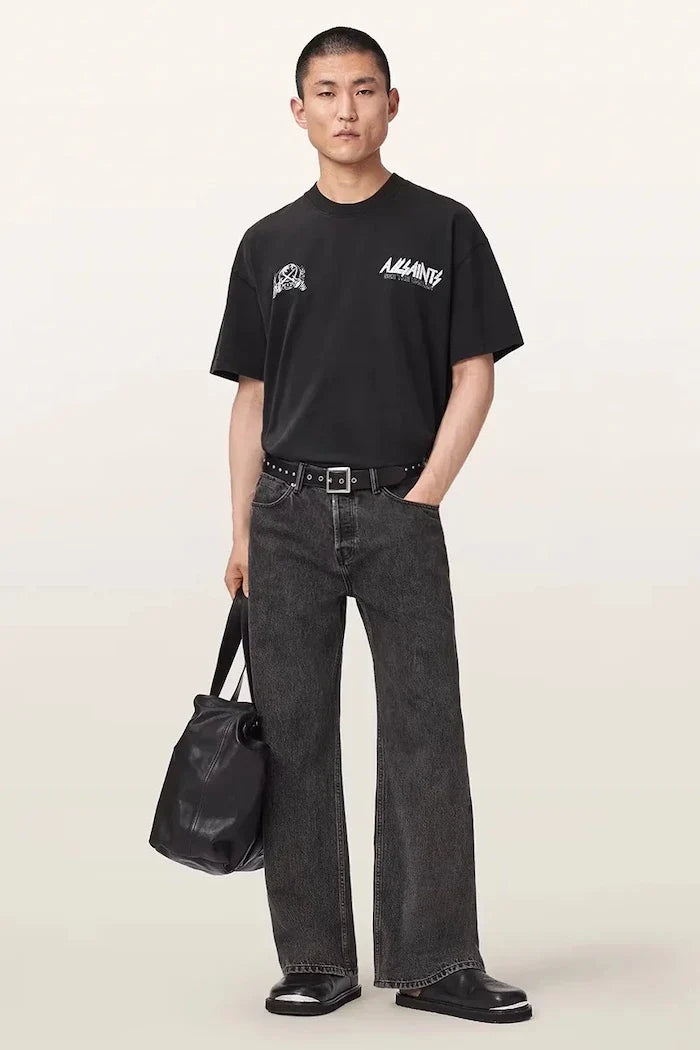 Camiseta de algodón para hombre AllSaints CHROMIUM